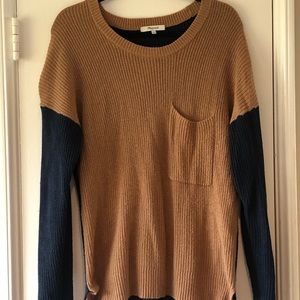 Madewell Oversized Color-Block Sweater